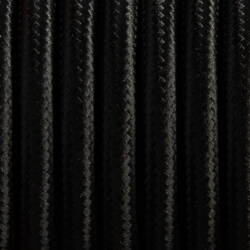 Przewód w oplocie kabel dekoracyjny CZARNY  3x1,5mm