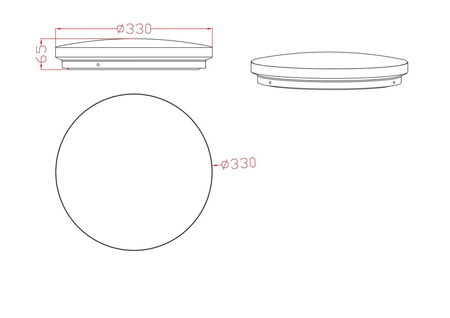 Light prestige Babilon plafon okrągły mały 4000K złoty LP-335/1C S 4GD