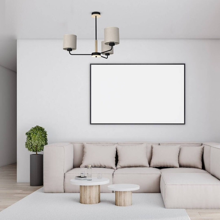 Żyrandol lampa sufitowa ATLANTA 3xE27 LEN