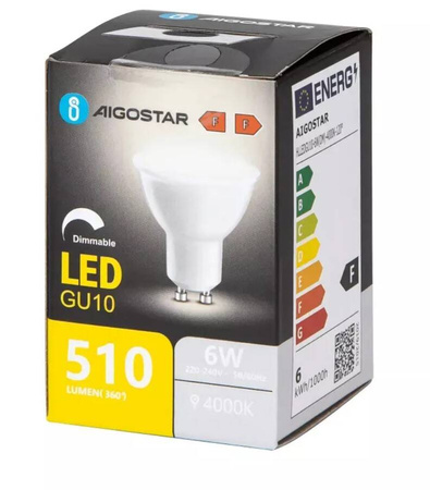 Żarówka LED GU10 6W 4000K ściemnialna