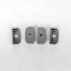 Profil Aluminiowy V-TAC 2mb Anodowany, Klosz Mleczny, Do gipsowania, Na dwie taśmy VT-8101