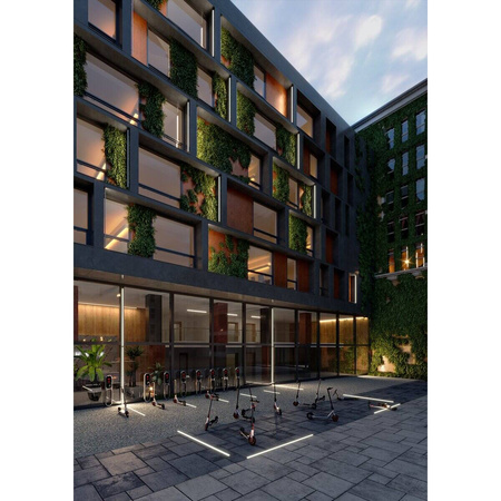 Profil HR-MAX, anodowany, srebrny, oświetlenie liniowe do kostki brukowej 3010 mm