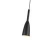 Solin lampa wisząca czarna LP-181/1P BK