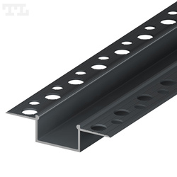 LED GK14-3 Profil 3000 mm grafitowy lakierowany RAL 7016 do wbudowania do GK (nr kat 96143037016)