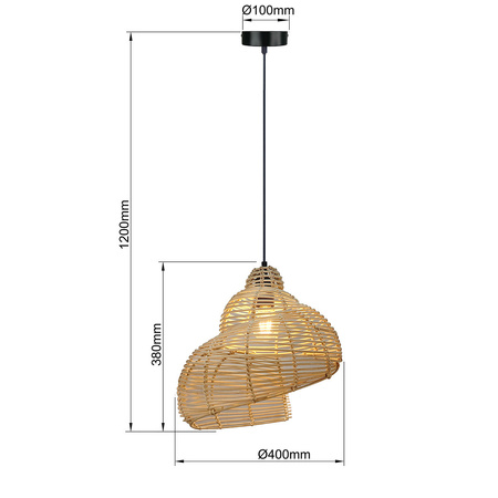 Light prestige Shella wisząca 40 cm LP-1806/1P 40cm