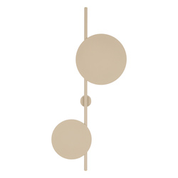 Kinkiet ścienny z ozdobnymi kołami K-5804 z serii TALAR