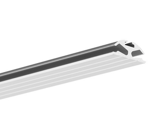 Profil aluminiowy JAZ do budowy opraw wiszących okrągły srebrny anodowany KLUŚ 2m
