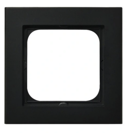 Ramka pojedyncza Ospel Sonata Czarny Metalik