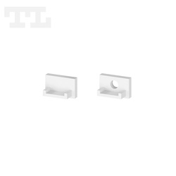 Komplet zaślepek bocznych białych P4-2 do osłonki C10 (1 szt. z otworem, 1 szt bez otworu) (nr kat 7704202)