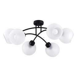 Lampa sufitowa TIRENO Black 6xE27