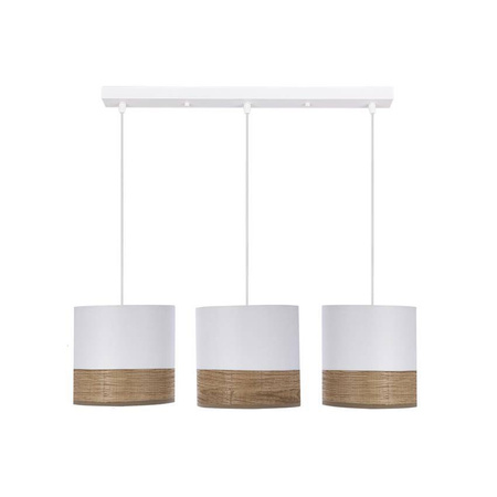 Bianco lampa wisząca biały 3x40W E27 