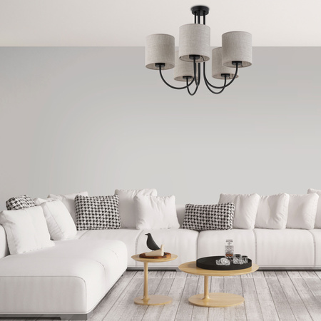 Lampa sufitowa TORENS Nature 5xE27