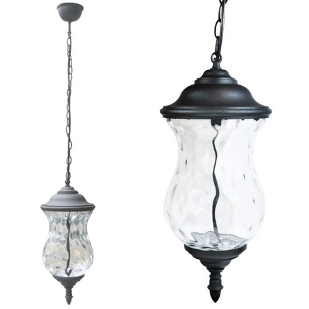 Lampa zewnętrzna LED MARSYLIA wisząca czarna 3000K