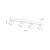 Lampa sufitowa TOP White 4xGU10