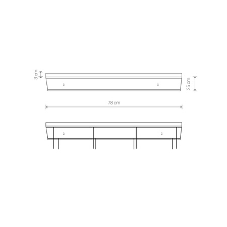 Nowodvorski Puszka czarna CAMELEON CANOPY C 780