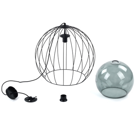 Lampa wisząca UNIVERSO BLACK 1xE27 500