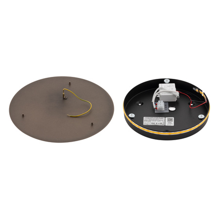 Nowodvorski Kinkiet RING LED M 10W 3000K czekoladowy 10352