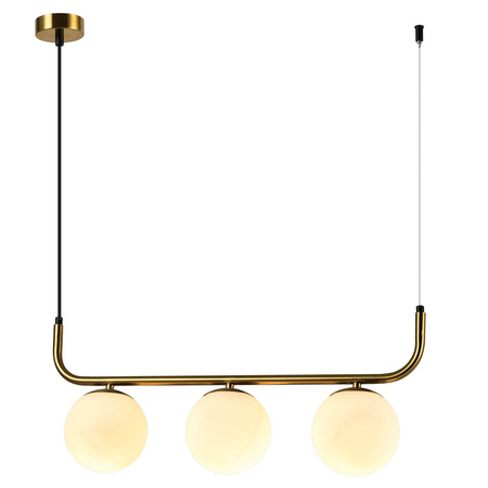 Light prestige Alisa wisząca 3 linia złota LP-005/3L GD