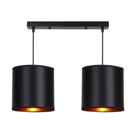 Lampa wisząca czarna 2xE27 Candida 32-00712