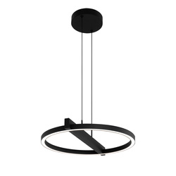 Lampa wisząca LED do salonu, czarna K-8230 z serii TIVOLI