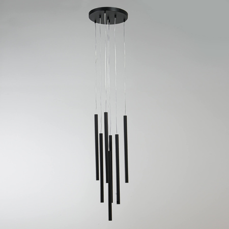 Lampa wisząca Lungo 7xG9 czarna