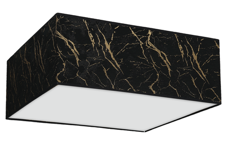 Lampa sufitowa SENSO Black/Gold kwadrat 500mm 3xE27