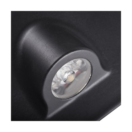 Oprawa schodowa 12V DC oczko 0,7W czarna ciepła 3000K