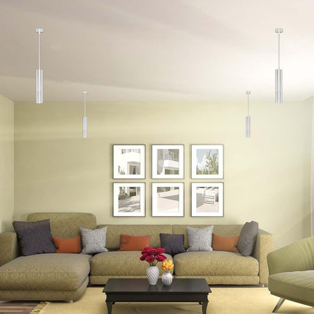 Oprawa Zwieszana V-TAC GU10 GU10 Biała Aluminium 60x300mm VT-976-300-W 3 Lata Gwarancji