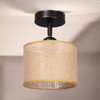 Lampa sufitowa regulowana juta abażur Natural boho 1xE27