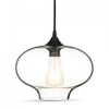 Oprawa Zwieszana V-TAC Globe Artistic Szkło Transparent fi265mm VT-7229 5 Lat Gwarancji