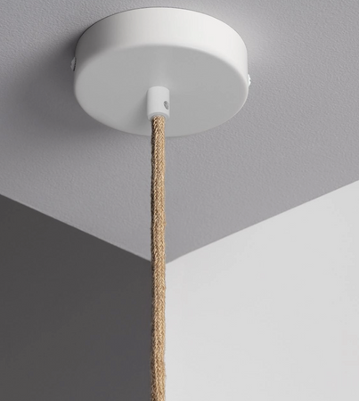 Naturalna Lampa Wisząca z Ratanu Yamil Ø55 cm Boho