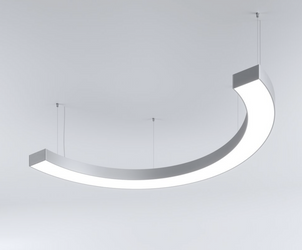 Oprawa MI-SNAKE-06, zwieszana, 65W, 3000K, bez zasilacza, 24VDC, IP20, srebrny anoda