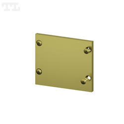 Zaślepka aluminiowa GOLD P22-2, P22-3, P22-7, GK22-7 z otworem (wkręty w komplecie) (nr kat 772221192)