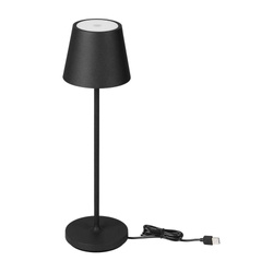 Lampka Biurkowa Nocna V-TAC 1,5W LED Ładowanie Ściemnianie IP54 Czarna