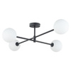 Lampa sufitowa SARIUS Black 4xG9