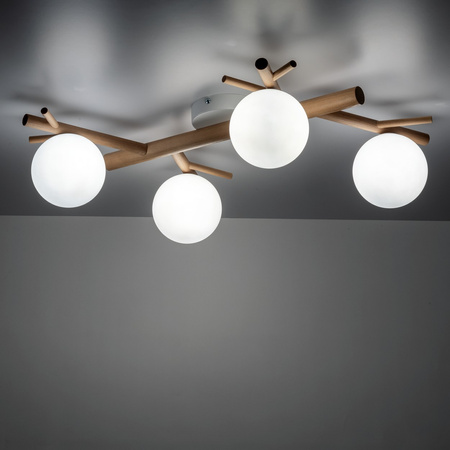 Lampa sufitowa SHERON White 4xG9