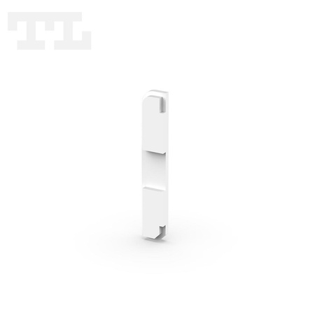 Komplet zaślepek bocznych białych P15-1 do osłonki C13 bez otworu (1 szt. lewa, 1 szt. prawa) (nr kat 7715106)