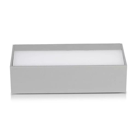 Oprawa Ścienna V-TAC 9W LED Góra Dół Szara IP65 VT-8056 6400K 850lm