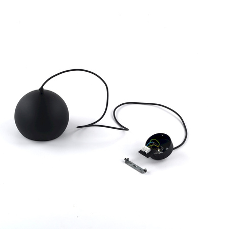 Lampa wisząca ZOE Black 1xE27 S
