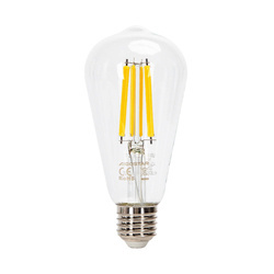 Żarówka LED Filament Przezroczysta ST64 E27 16W ciepła