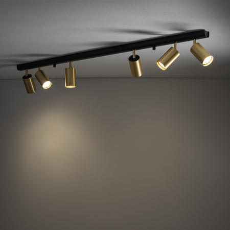 Nowodvorski Lampa na listwie reflektor mosiądz EYE SPOT 