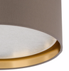 Lampa sufitowa plafon 45cm beżowo złoty 4xE27 okrągły