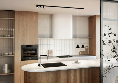 Lampa sufitowa FOURTY z reflektorkami  i zwisami 5xGU10 czarna Nowodvorski 11448