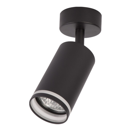 Oprawa Pipe Ring Spot Czarny 1xGU10