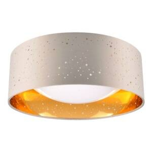 Plafon LED TULUZA taupe-złoty 18W 4000K