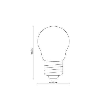 Żarówka Clear P 45 4,5 W