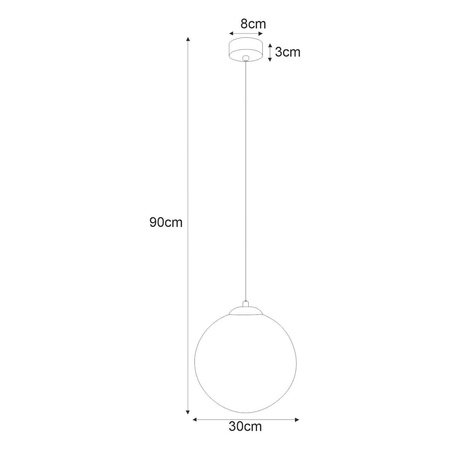 Lampa wisząca K-4922 z serii SAVOY