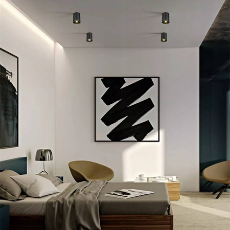 Oprawa sufitowa natynkowa Tuba GU10 biały mat