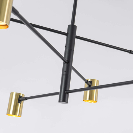 Light prestige Snow 6 wiszący złoty LP-731/6P GD