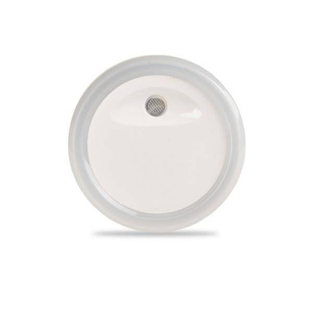Lampka nocna wtykowa LED 0.4W 4lm z czujnikiem zmierzchu, okrągła